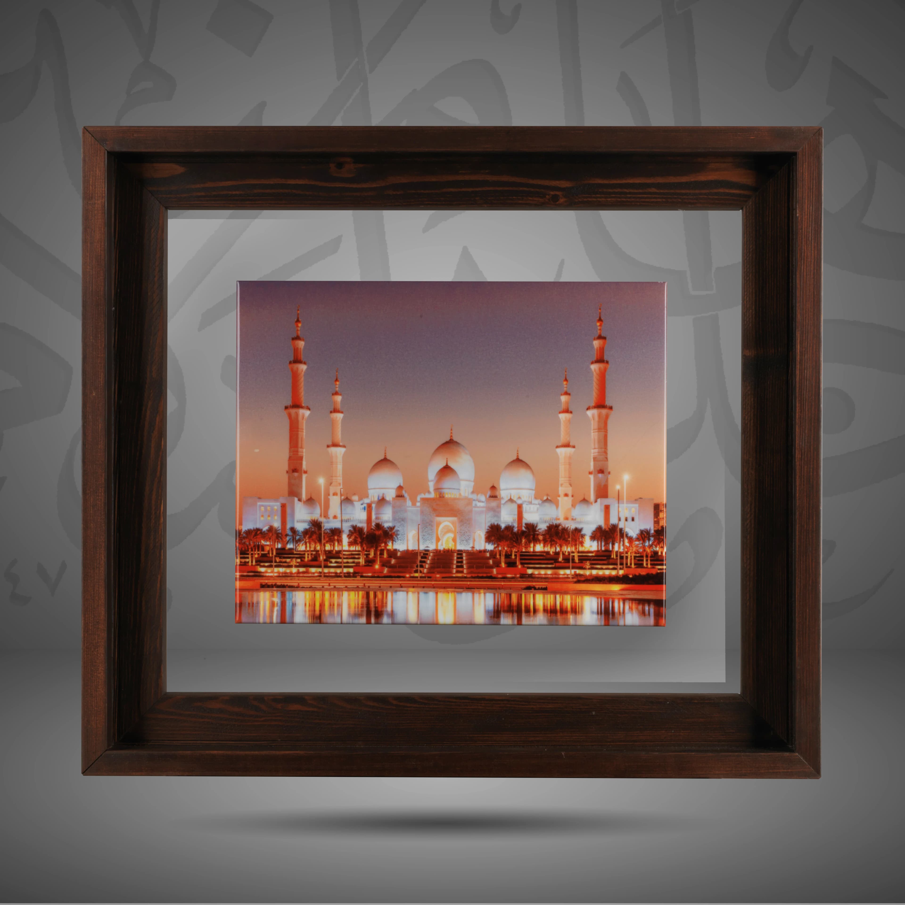 Sheikh Zayed Mosque - Evening Reflection 
 مسجد الشيخ زايد – انعكاس المساء